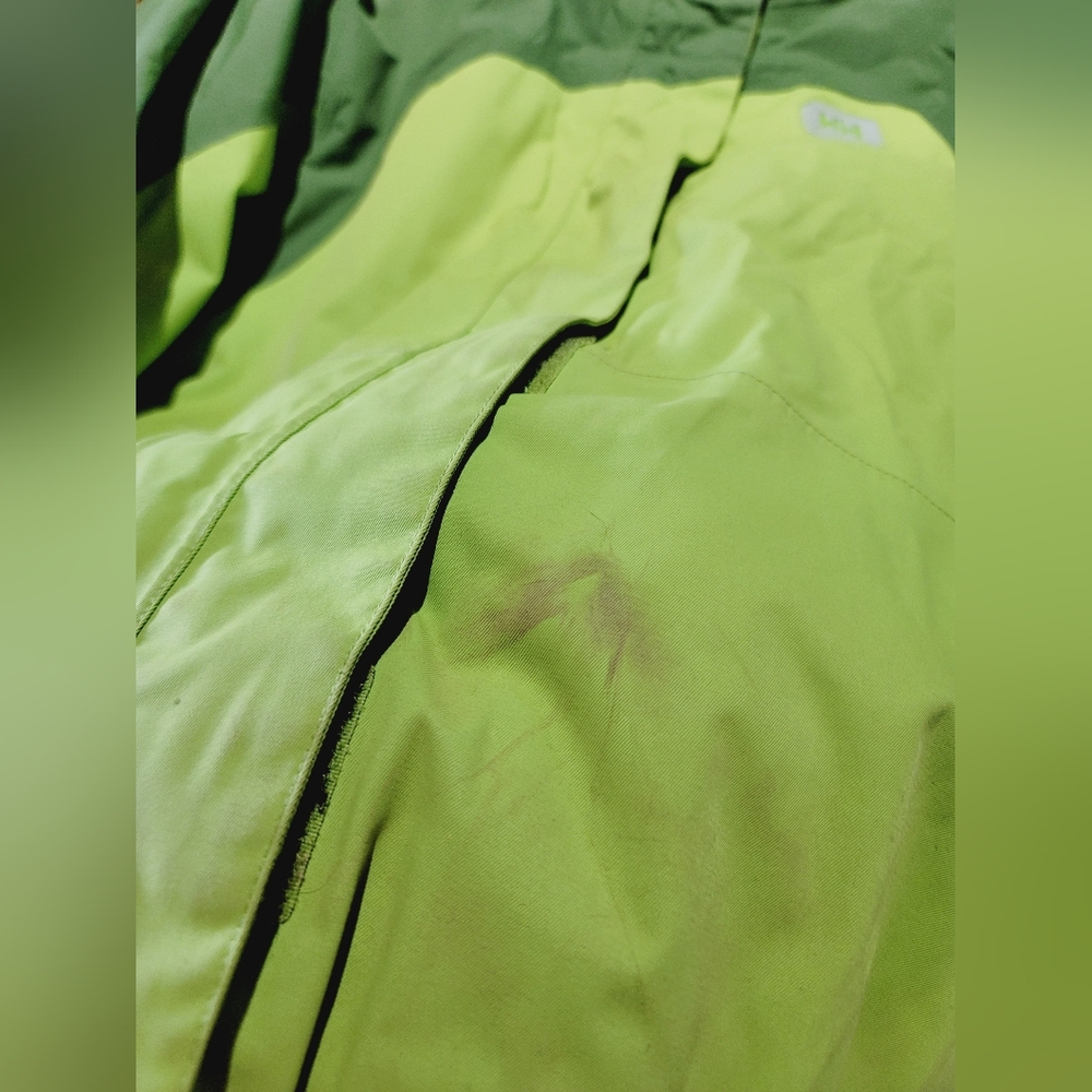 Helly Hansen Two-Tone Green Jacket, Size Medium - Picture 2 of 6